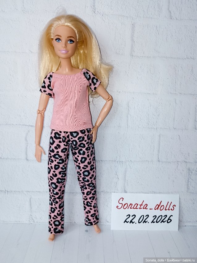Пижама для куклы Барби — Одежда для кукол (фото 4)
