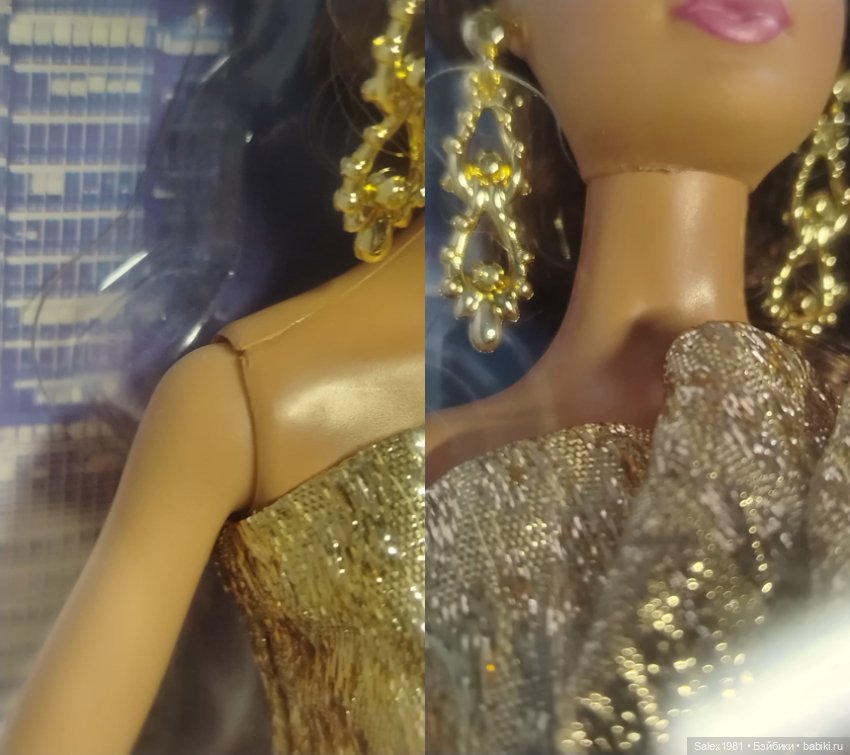 2014 Barbie Look City Shine — Gold Dress (Steffie) NRFB (фото 6)