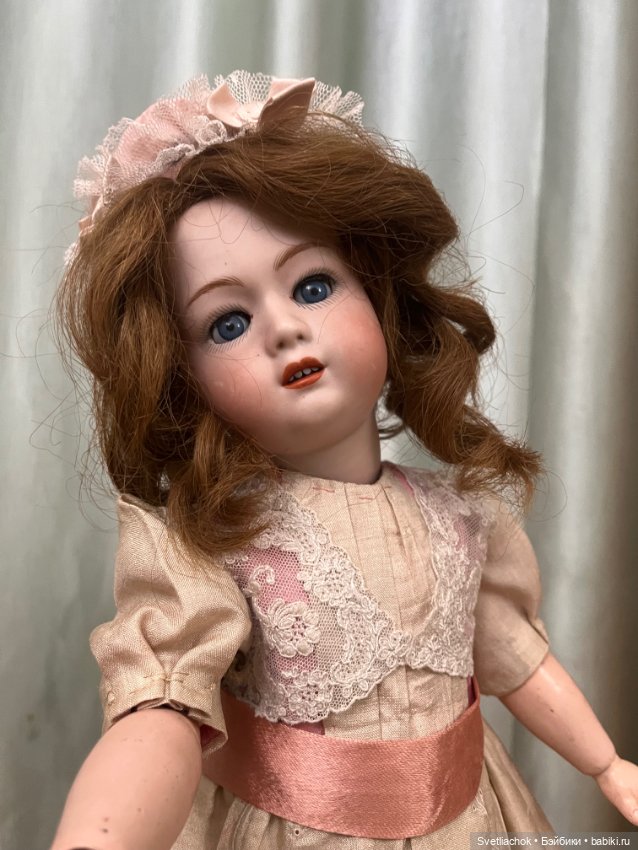 Щекастенькая задорная малышка , Характерный молд от Gerbruder Heubach 8192 (фото 4)
