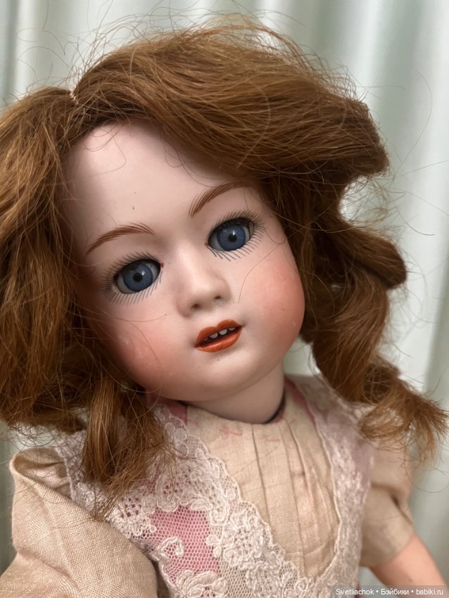 Щекастенькая задорная малышка , Характерный молд от Gerbruder Heubach 8192 (фото 6)