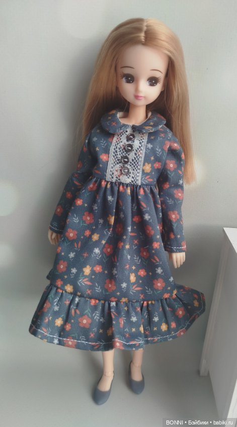 Платье для кукол 1/6 (azone, blythe, obitsu, licca, barbie)