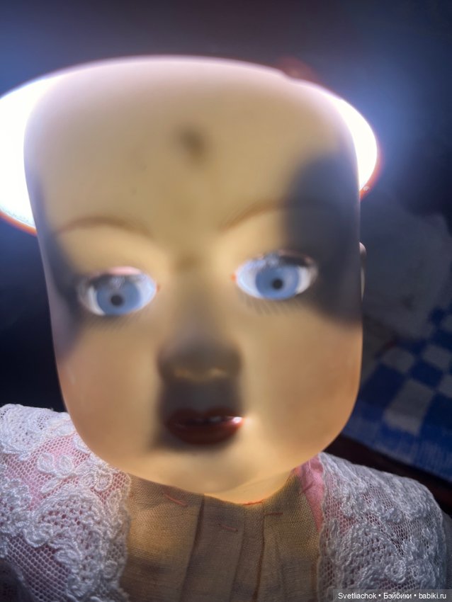 Щекастенькая задорная малышка , Характерный молд от Gerbruder Heubach 8192 (фото 8)