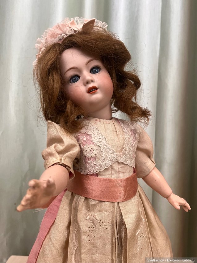 Щекастенькая задорная малышка , Характерный молд от Gerbruder Heubach 8192 (фото 3)