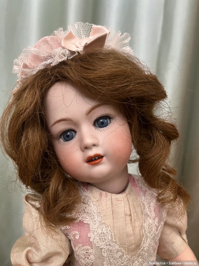 Щекастенькая задорная малышка , Характерный молд от Gerbruder Heubach 8192 (фото 5)