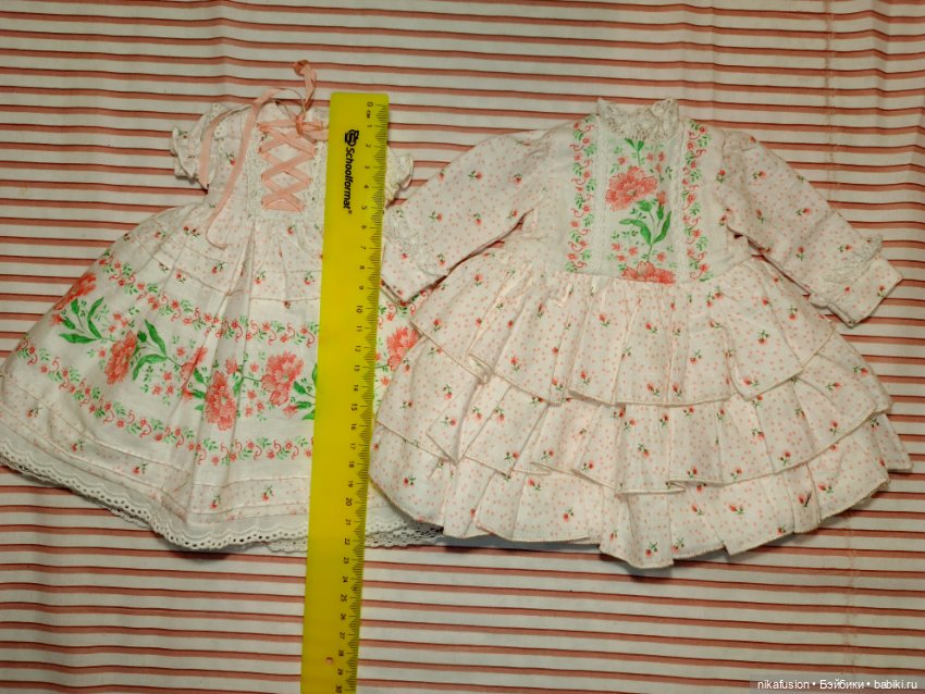 Платья на кукол сестричек (фото 8)