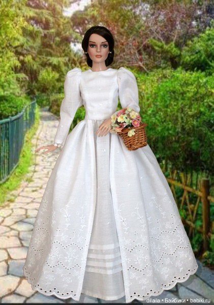 Выкройка PDF в натуральную величину / платье, жилет, шляпа для кукол Тоннер Tonner ростом 40-41 см (фото 3)