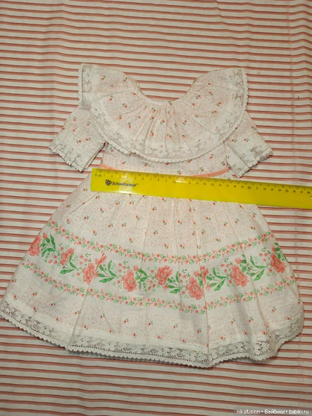 Платья на кукол сестричек (фото 6)