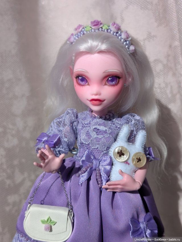 ООАК Лавандовая девочка — ООАК (кастом куклы) (фото 2)