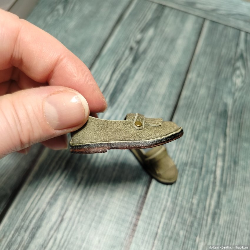 Лоферы 4,5*1,6см болотные (фото 2)