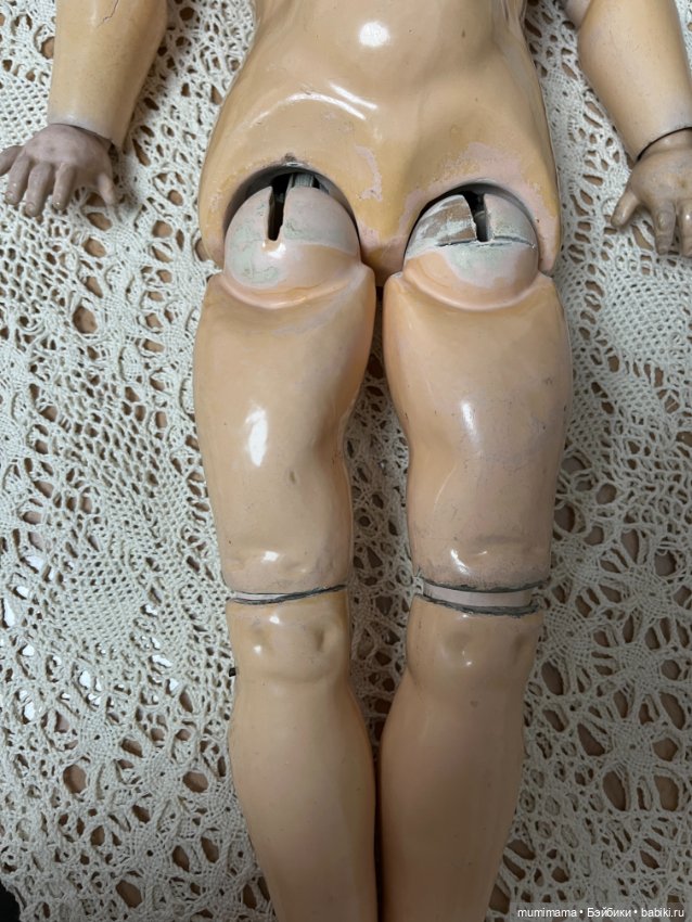 Антикварное немецкое тело фабрики Вальтерхаузен рост 50 см (фото 2)