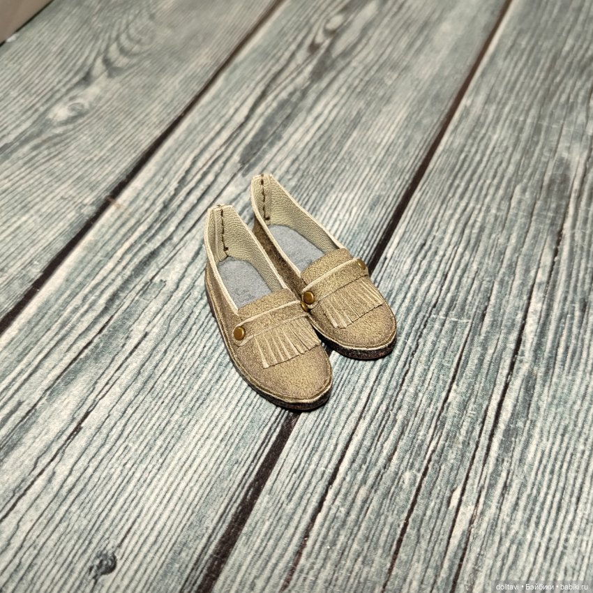 Лоферы 4,5*1,6см болотные (фото 3)