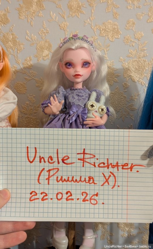 ООАК Лавандовая девочка — ООАК (кастом куклы) (фото 7)