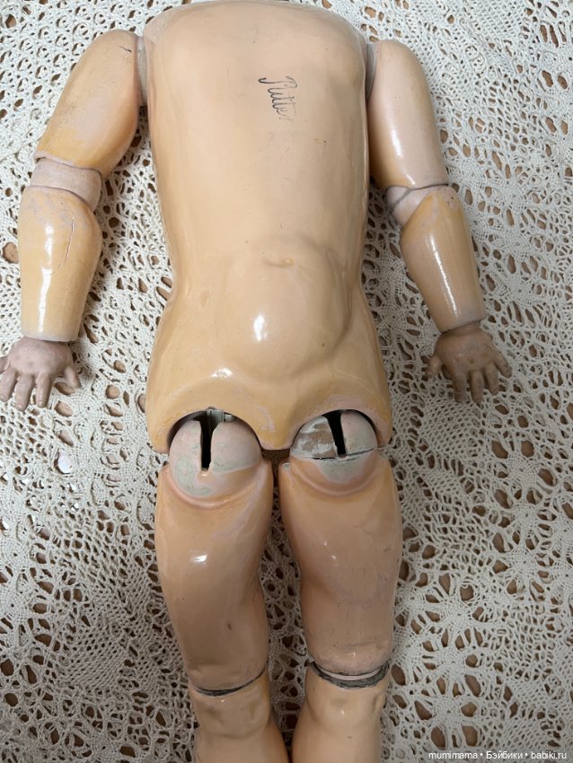 Антикварное немецкое тело фабрики Вальтерхаузен рост 50 см (фото 4)