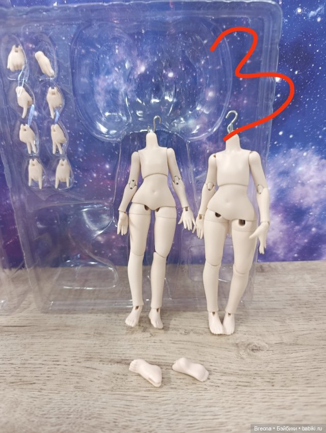 BJD шарнирные тела блайндбоксов