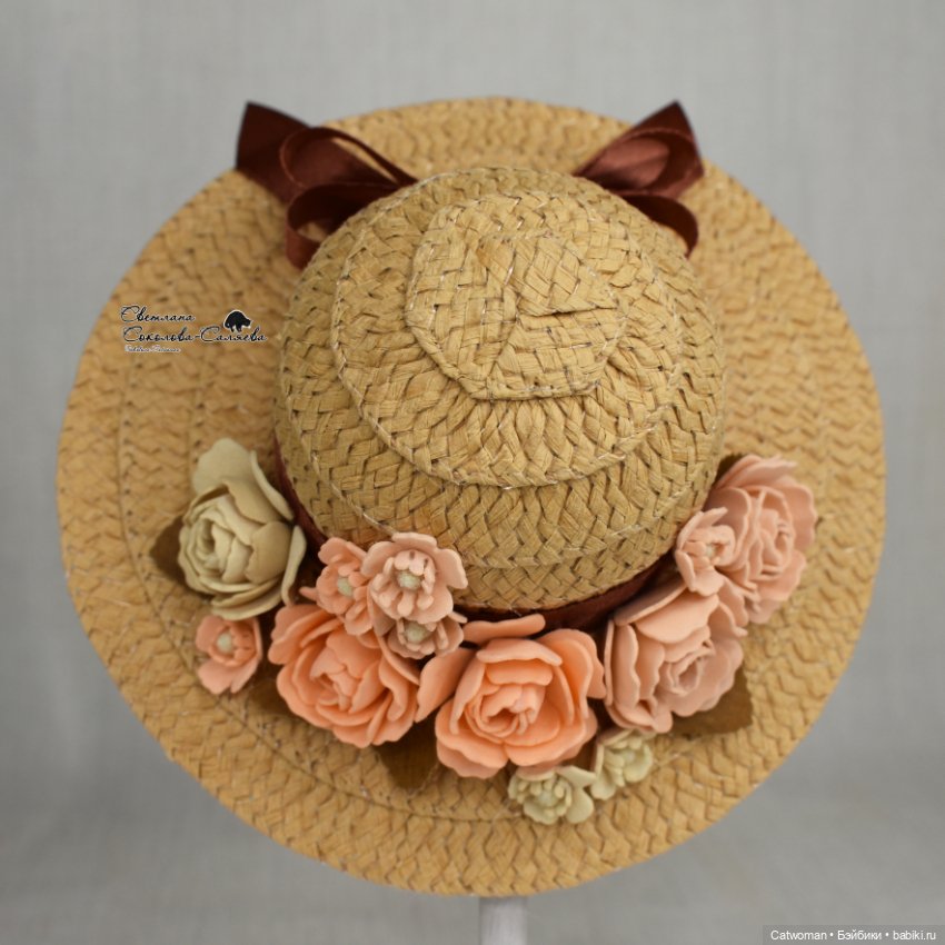 Шляпка на куклу Paola Reina (фото 3)