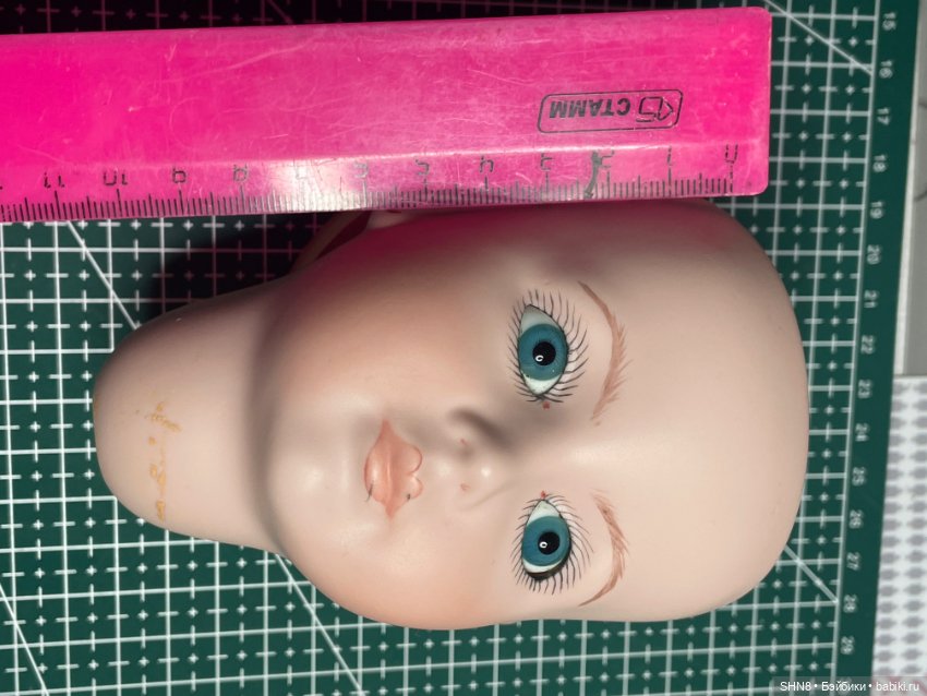 Голова реплика антикварной куклы (фото 3)