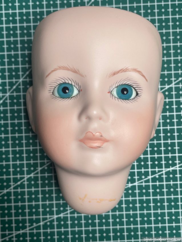 Голова реплика антикварной куклы