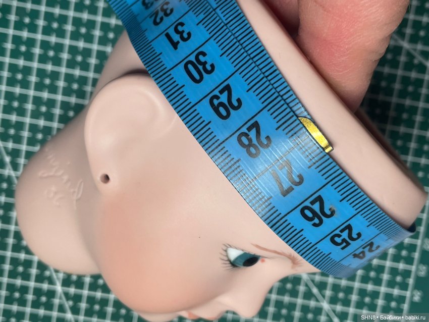 Голова реплика антикварной куклы (фото 5)