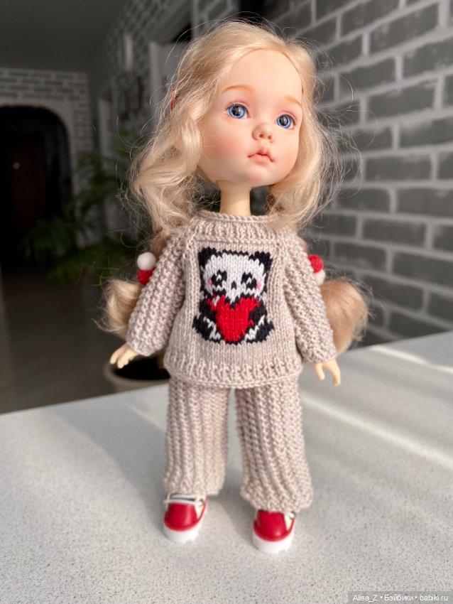 Костюм с пандой — Одежда для кукол (фото 2)