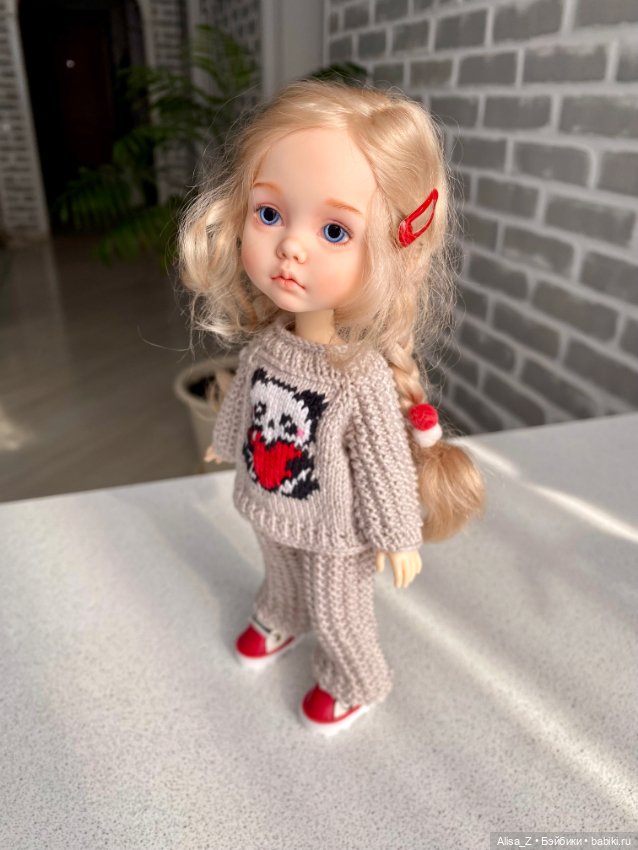 Костюм с пандой — Одежда для кукол (фото 4)