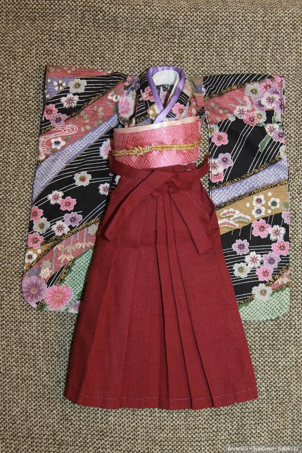 Японский костюм с хакама Azone на 1/6