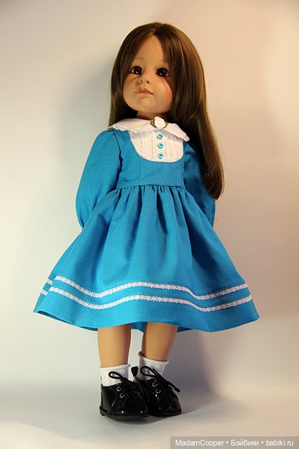 Выкройка платья с манишкой для кукол Готц 50 см на классическом теле (PDF) (фото 3)