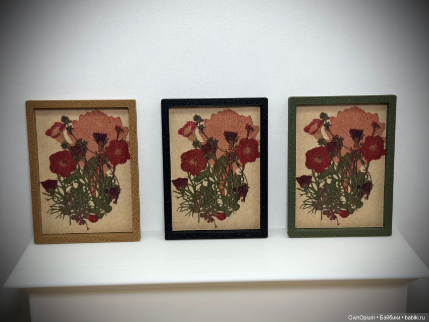 Картина Гербарий для кукол