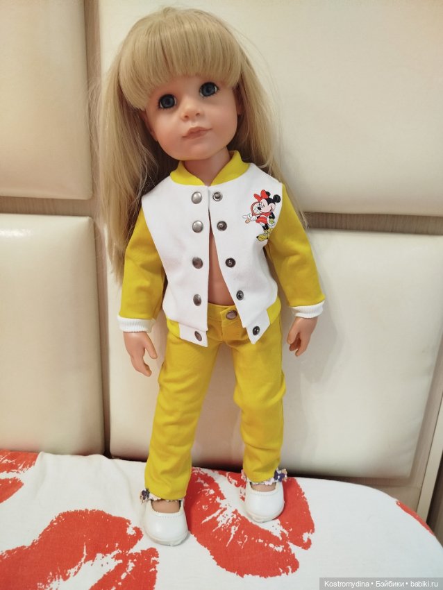 Куртка и джинсы для кукол готц (фото 4)