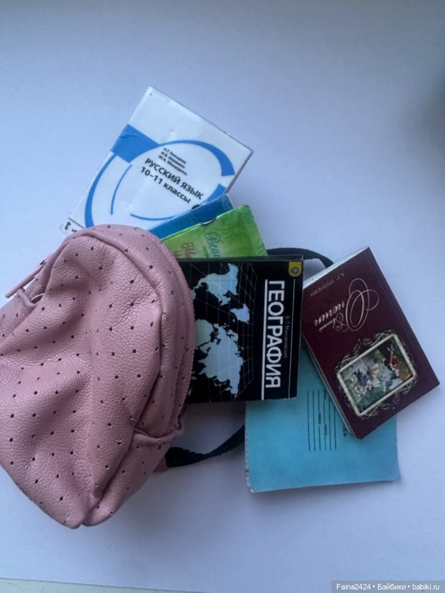 Книги учебники и тетради для кукол (фото 5)