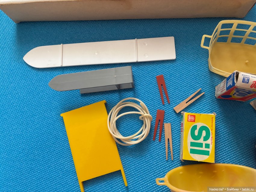 Набор для стирки ГДР — Кукольная мебель (фото 5)