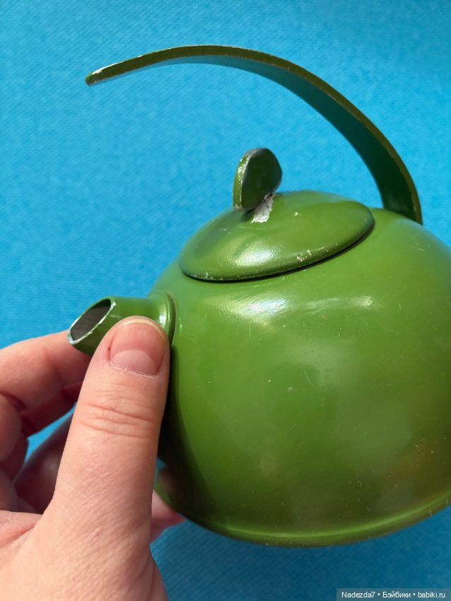 Утюг, плита, чайник — Посуда для кукол (фото 4)