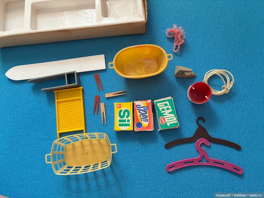 Набор для стирки ГДР — Кукольная мебель (фото 3)