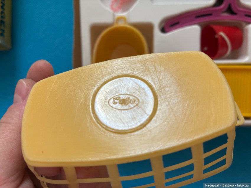 Набор для стирки ГДР — Кукольная мебель (фото 7)