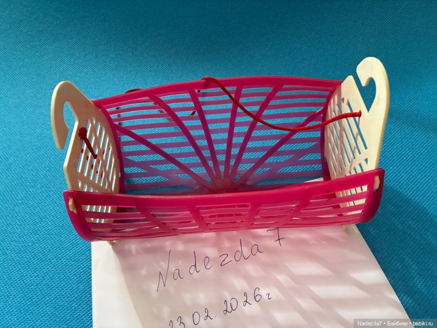 Кроватка для кукол СССР — Кукольная мебель (фото 3)