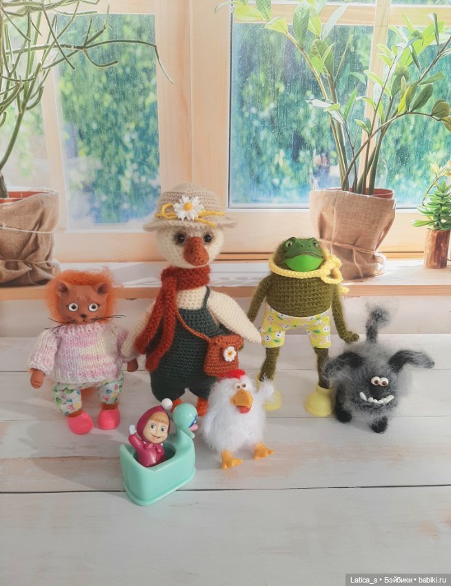 Гусики, лисёнок и др — Авторские игрушки