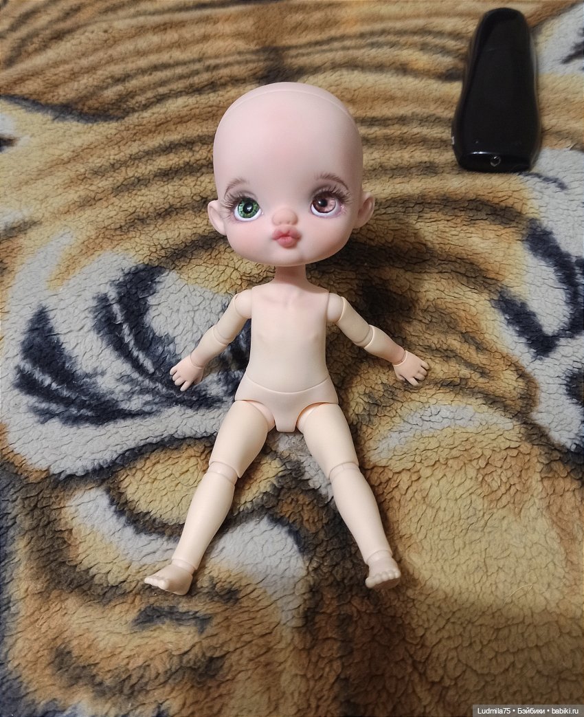 Голова куклы L.T. doll с моим ООАК (фото 2)