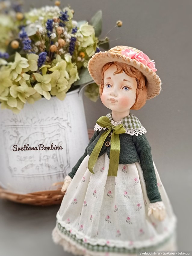 Куколка в стиле "Ретро" — Авторские куклы (фото 7)