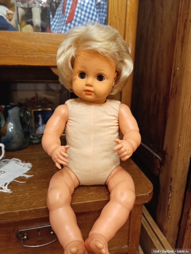 Кукла ГДР серии "Мой любимчик", 60-е года, редкая девочка