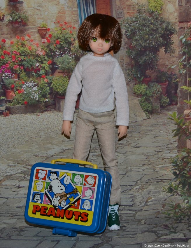 Ретро-ланчбокс "мир Snoopy & Woodstock" от Re-ment №1