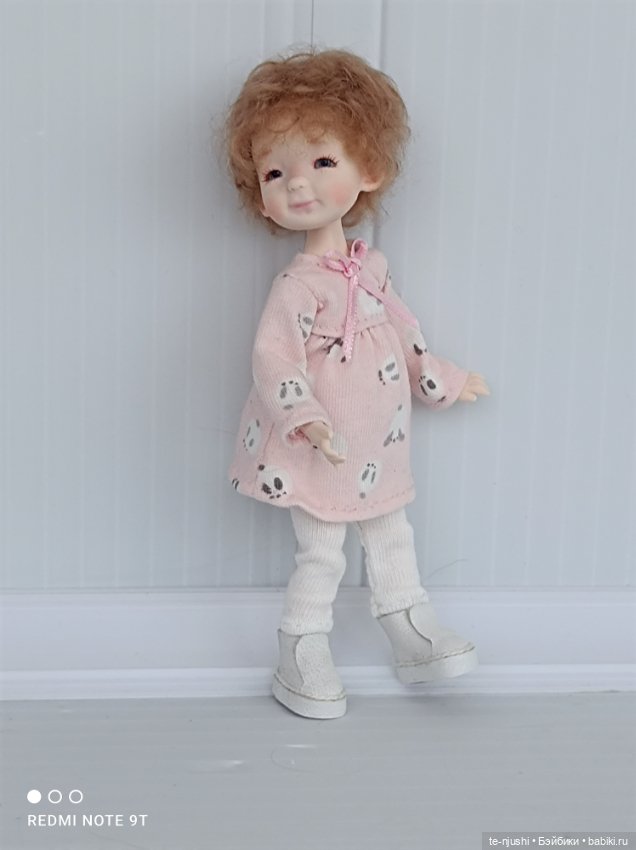 Авторская шарнирная кукла Лиза