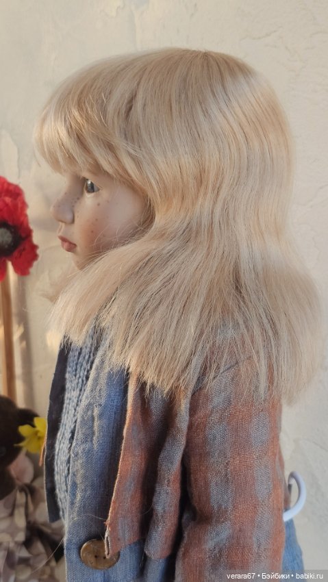 Парик из натуральных волос. Блонд (фото 4)