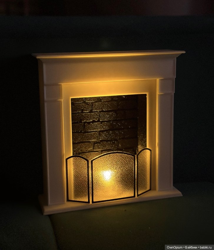 Камин для 1:6 — Кукольная мебель (фото 6)