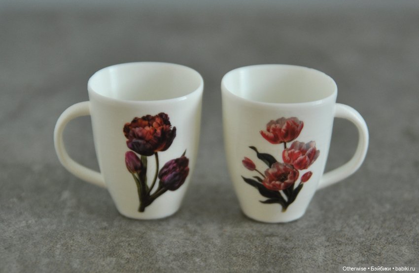 Посуда чашки для кукол БЖД Барби Паола Рейна blindebox (фото 8)