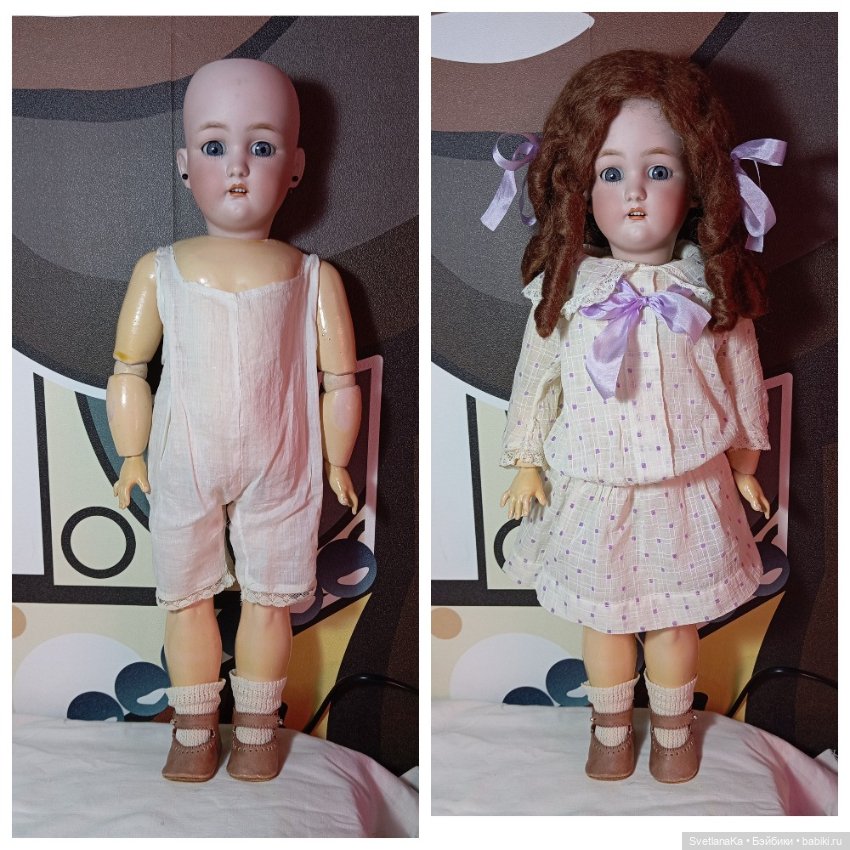 Антикварная кукла Jutta 1349 Simon Halbig для Cuno & Otto Dressel (фото 7)