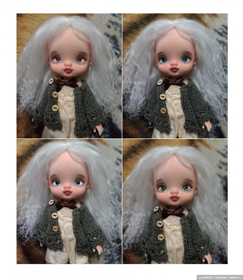 Голова куклы L.T. doll с моим ООАК (фото 8)