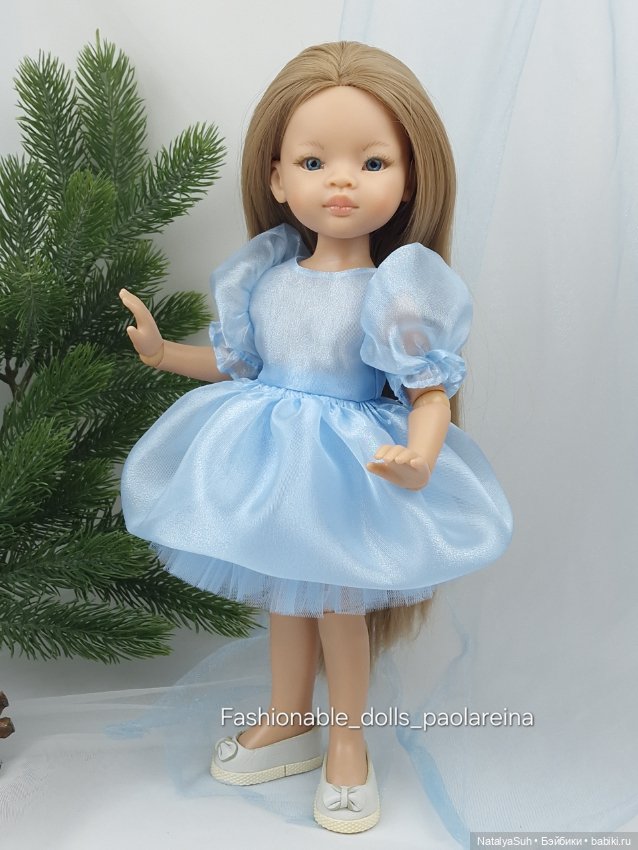 Нарядное платье на кукол Paola Reina
