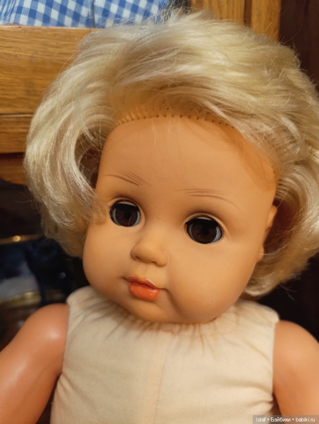 Кукла ГДР серии "Мой любимчик", 60-е года, редкая девочка (фото 3)