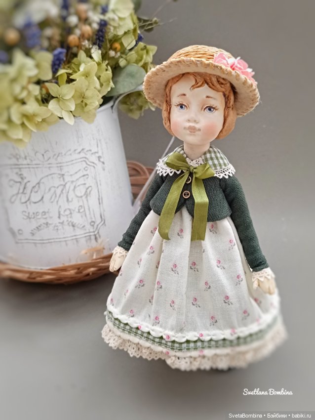 Куколка в стиле "Ретро" — Авторские куклы (фото 2)