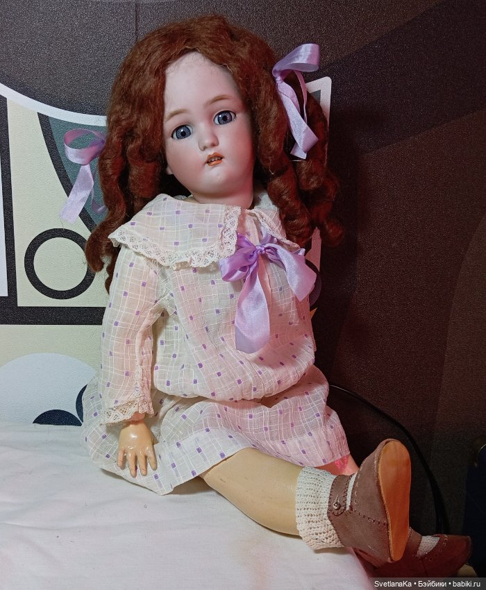 Антикварная кукла Jutta 1349 Simon Halbig для Cuno & Otto Dressel (фото 5)