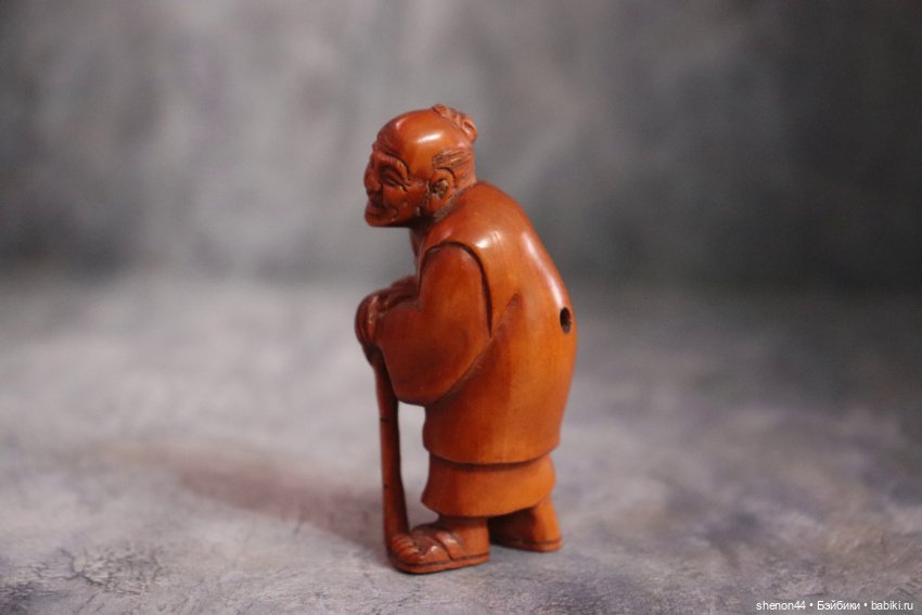 Нэцкэ "Дедушка". Винтаж — Статуэтки (фото 4)